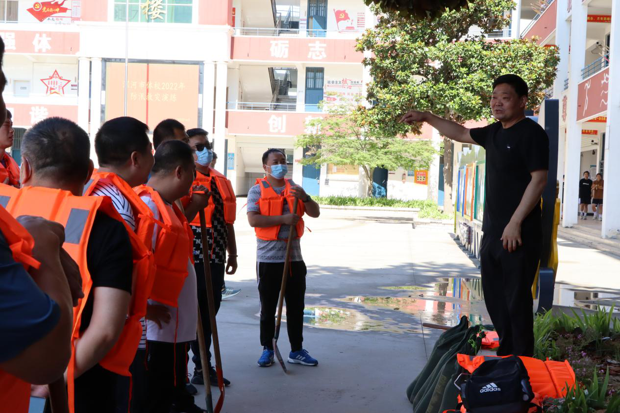 漯河市体育运动学校开展防汛应急演练(图6)
